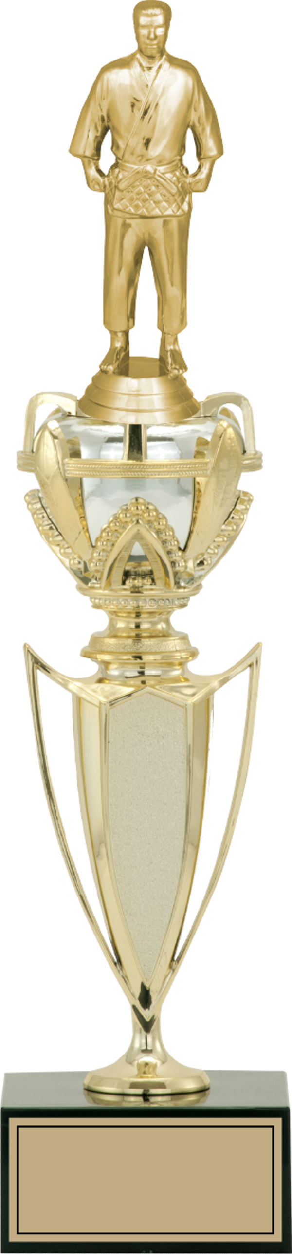 ODAK KUPA - Figürlü Kupalar - Judo / Karate Figürlü Kupalar FG-044 B - 42 cm - Image 1