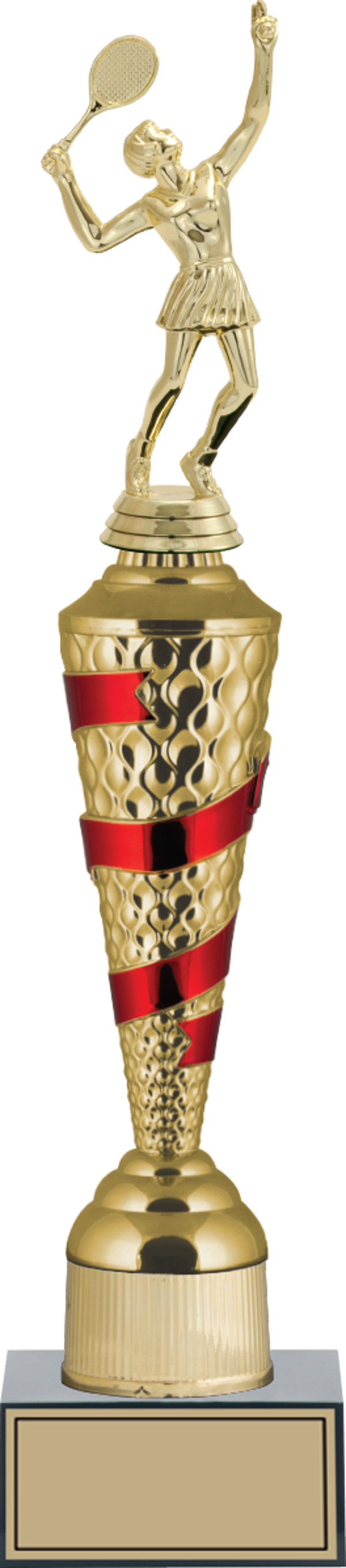 ODAK KUPA - Figürlü Kupalar - Tenis Kadın Figürlü Kupalar FG-028 B - 46 cm - Image 1