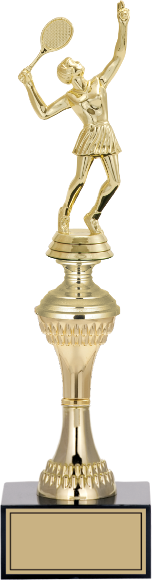 ODAK KUPA - Figürlü Kupalar - Tenis Kadın Figürlü Kupalar FG-029 C - 34 cm - Image 1