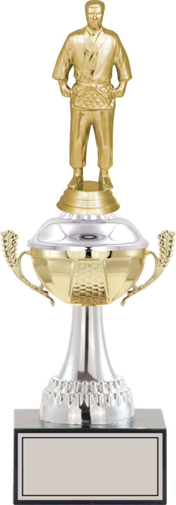 ODAK KUPA - Figürlü Kupalar - Judo / Karate Figürlü Kupalar FG-046 B - 33 cm - Image 1