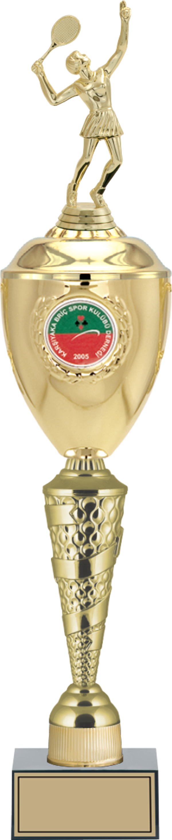 ODAK KUPA - Figürlü Kupalar - Tenis Kadın Figürlü Kupalar FG-083 C - 60 cm - Image 1