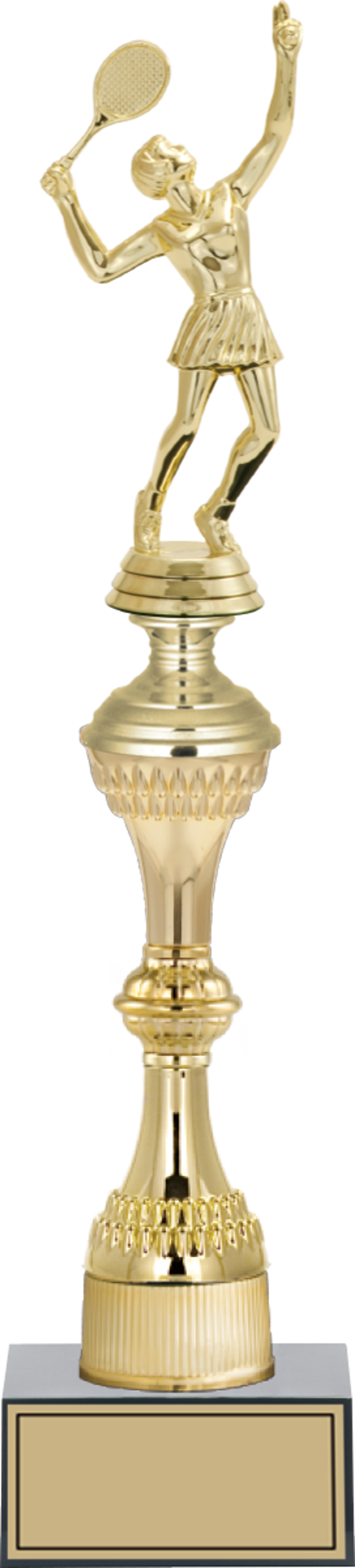 ODAK KUPA - Figürlü Kupalar - Tenis Kadın Figürlü Kupalar FG-031 C - 41 cm - Image 1
