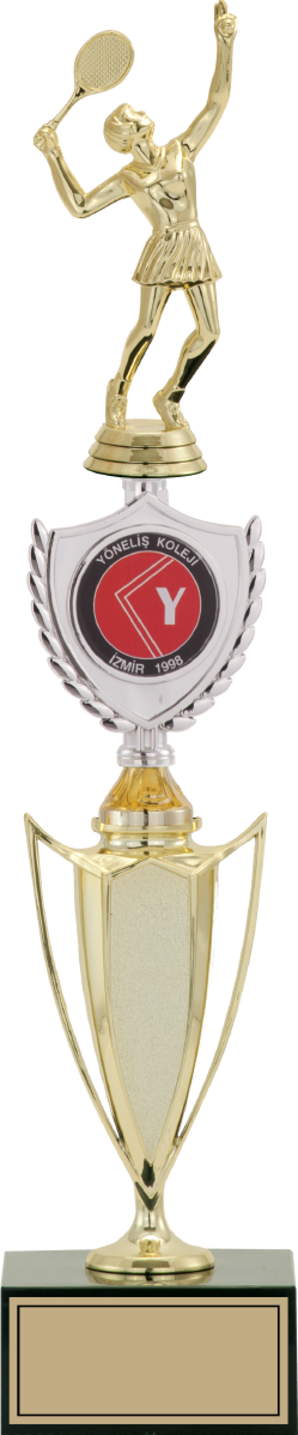 ODAK KUPA - Figürlü Kupalar - Tenis Kadın Figürlü Kupalar FG-042 B - 46 cm - Image 1