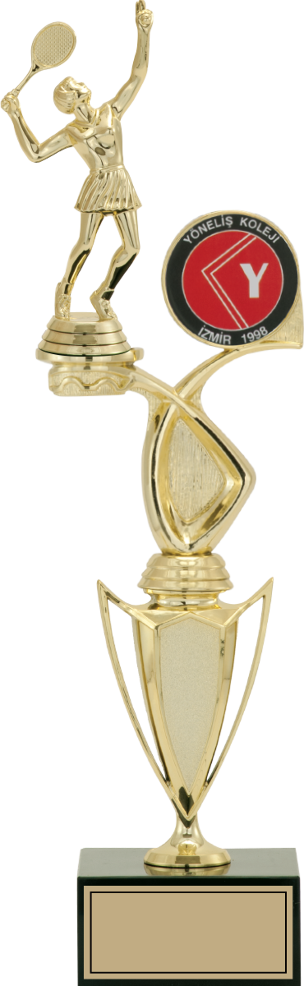 ODAK KUPA - Figürlü Kupalar - Tenis Kadın Figürlü Kupalar FG-043 C - 41 cm - Image 1