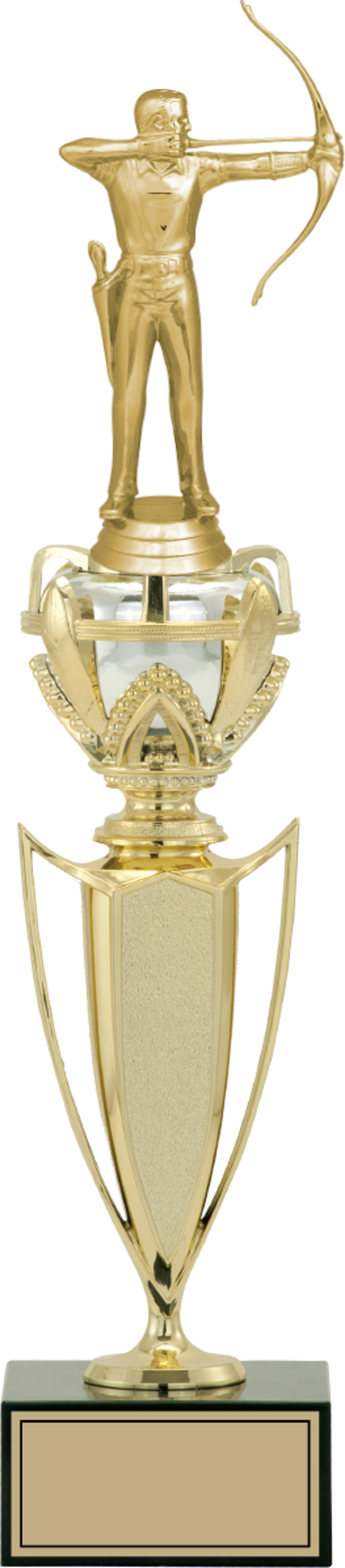 ODAK KUPA - Figürlü Kupalar - Okçu Figürlü Kupalar FG-044 A - 43 cm - Image 1