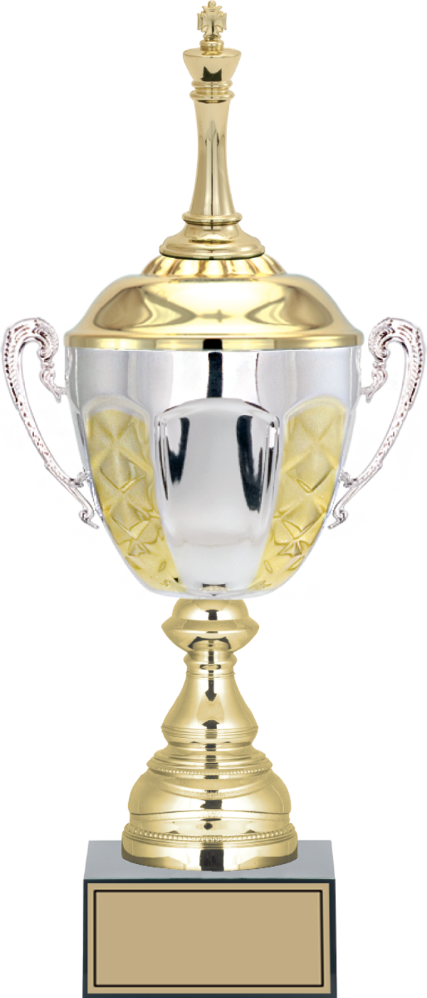 ODAK KUPA - Figürlü Kupalar - Satranç Figürlü Kupalar FG-087 C - 41 cm - Image 1
