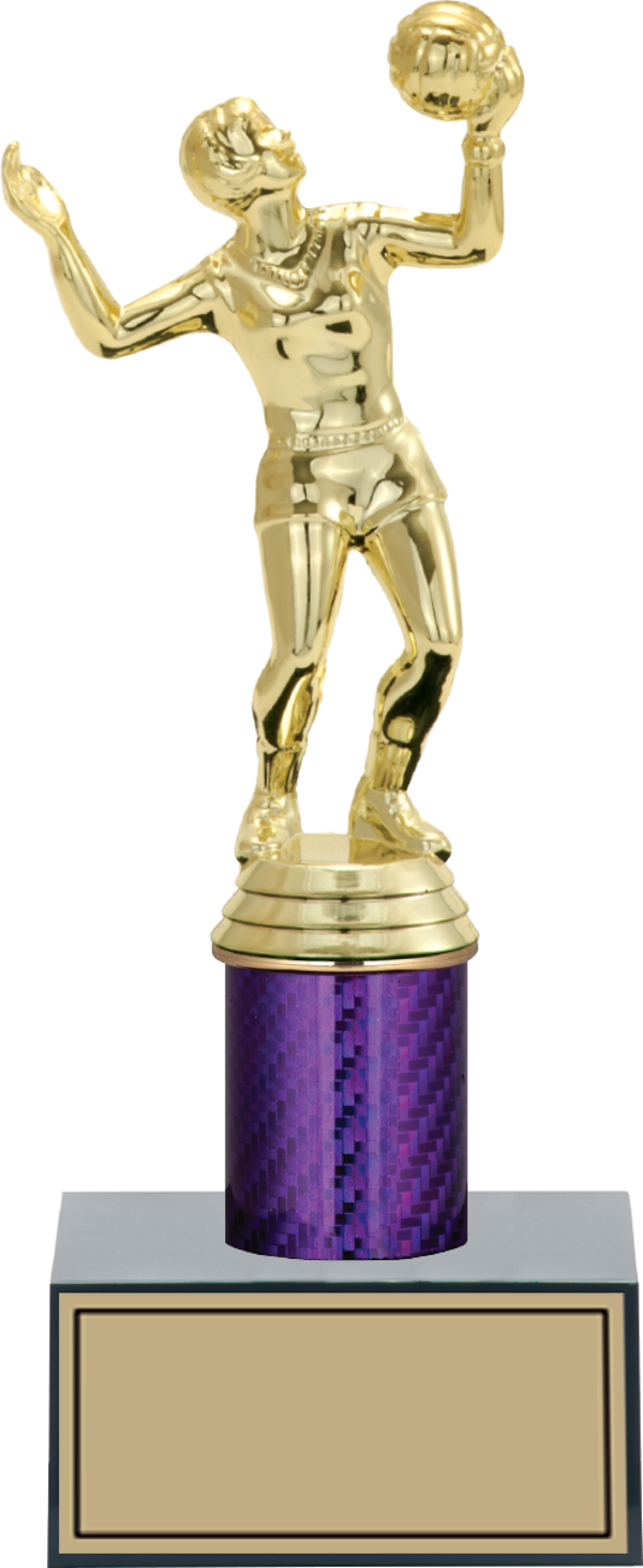 ODAK KUPA - Figürlü Kupalar - Voleybol Kadın Figürlü Kupalar FG-002 B - 23 cm - Image 1