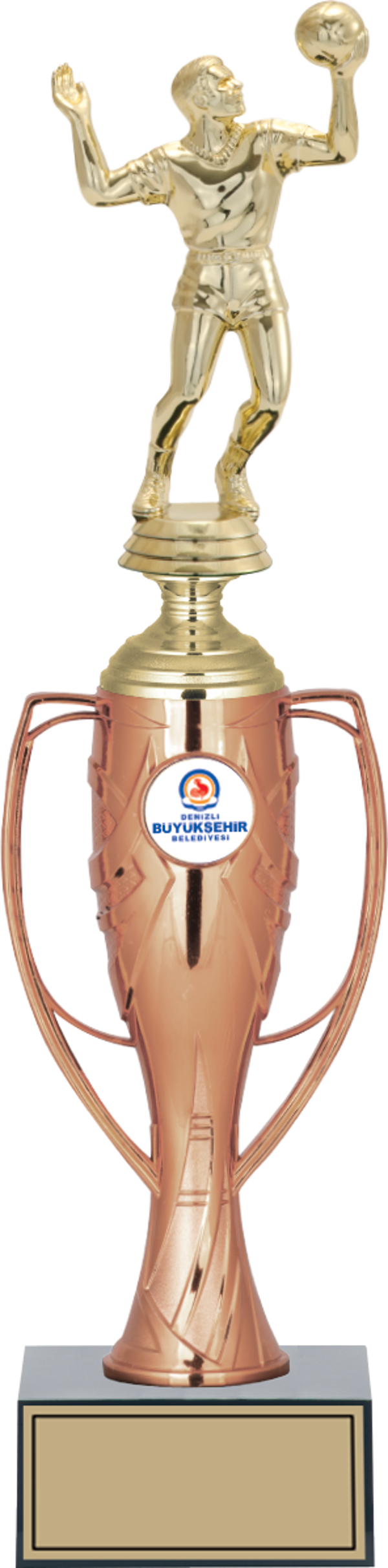 ODAK KUPA - Figürlü Kupalar - Voleybol Erkek Figürlü Kupalar FG-025 C - 38 cm - Image 1