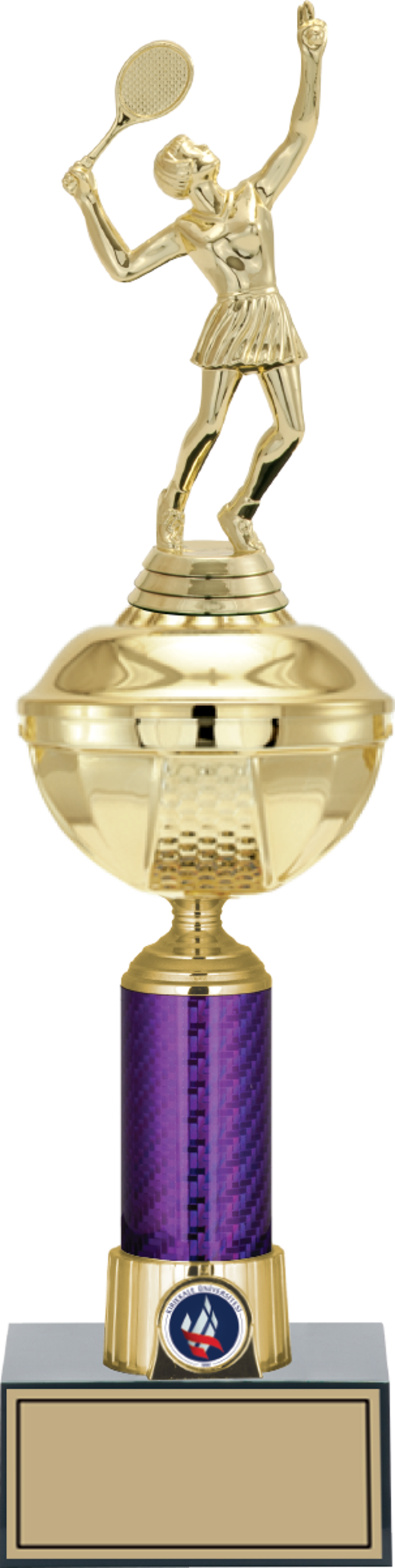 ODAK KUPA - Figürlü Kupalar - Tenis Kadın Figürlü Kupalar FG-059 C - 42 cm - Image 1