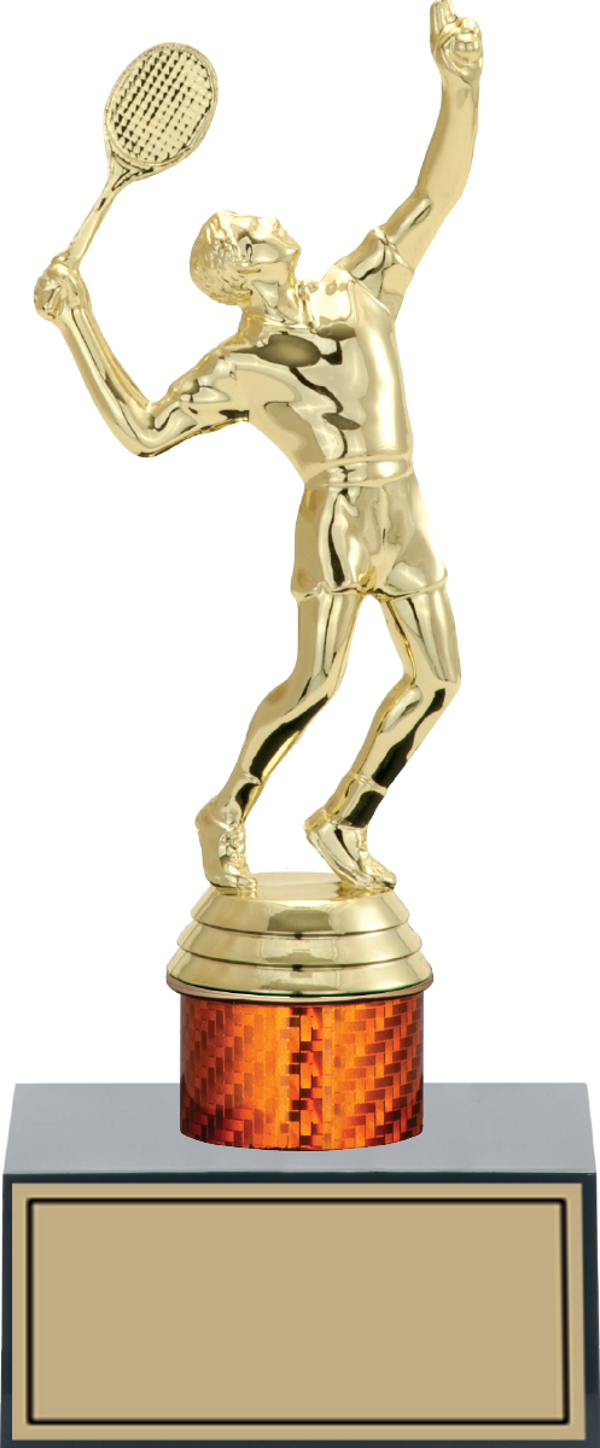 ODAK KUPA - Figürlü Kupalar - Tenis Erkek Figürlü Kupalar FG-003 C - 22 cm - Image 1