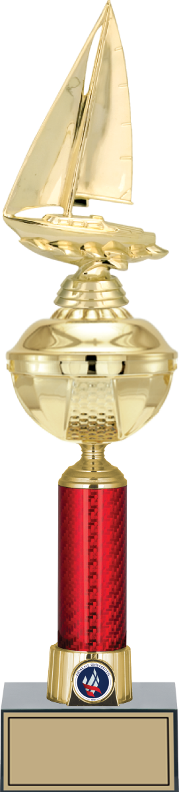 ODAK KUPA - Figürlü Kupalar - Yelken Figürlü Kupalar FG-053 B - 46 cm - Image 1