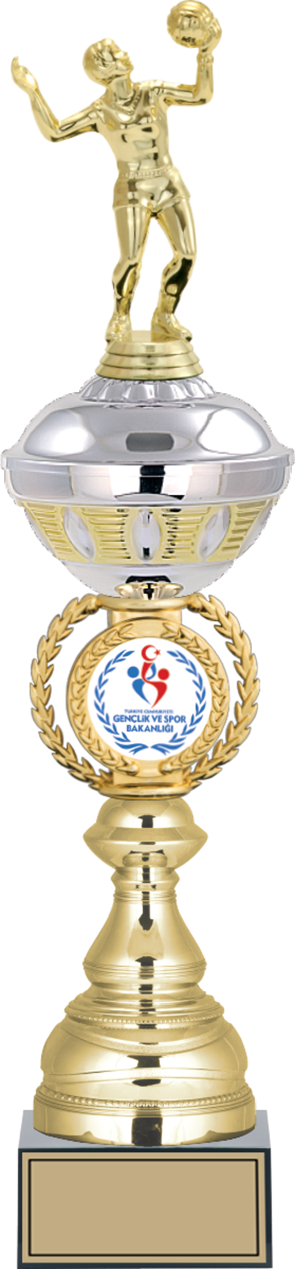 ODAK KUPA - Figürlü Kupalar - Voleybol Kadın Figürlü Kupalar FG-066 A - 50 cm - Image 1