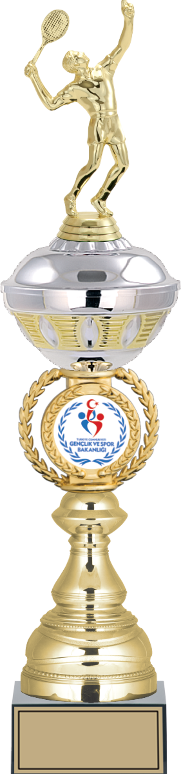 ODAK KUPA - Figürlü Kupalar - Tenis Erkek Figürlü Kupalar FG-066 A - 51 cm - Image 1