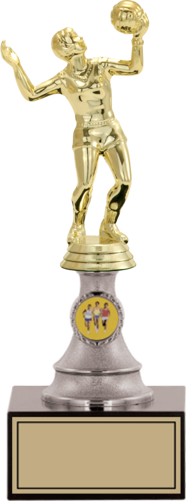 ODAK KUPA - Figürlü Kupalar - Voleybol Kadın Figürlü Kupalar FG-010 C - 26 cm - Image 1