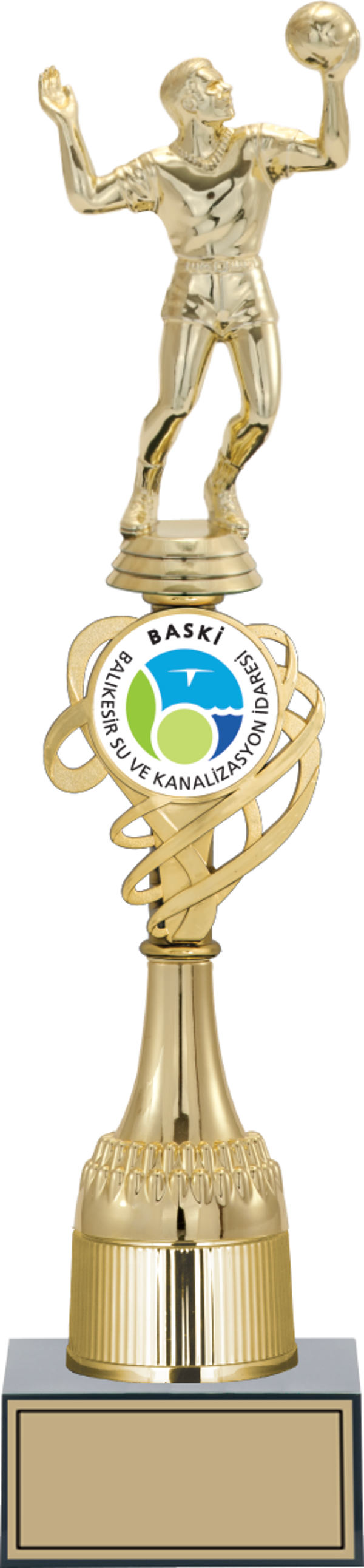 ODAK KUPA - Figürlü Kupalar - Voleybol Erkek Figürlü Kupalar FG-033 B - 41 cm - Image 1