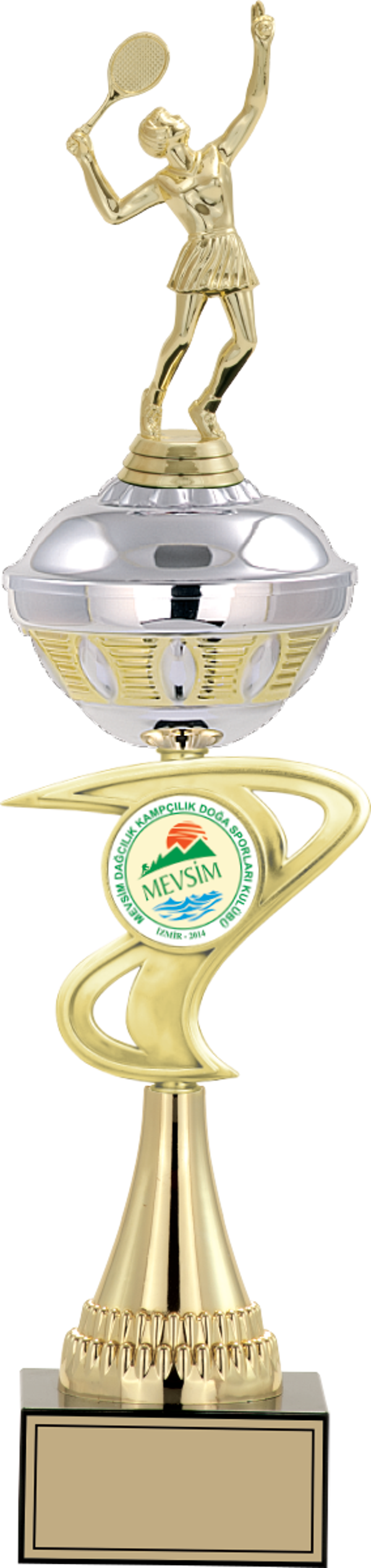 ODAK KUPA - Figürlü Kupalar - Tenis Kadın Figürlü Kupalar FG-065 A - 51 cm - Image 1