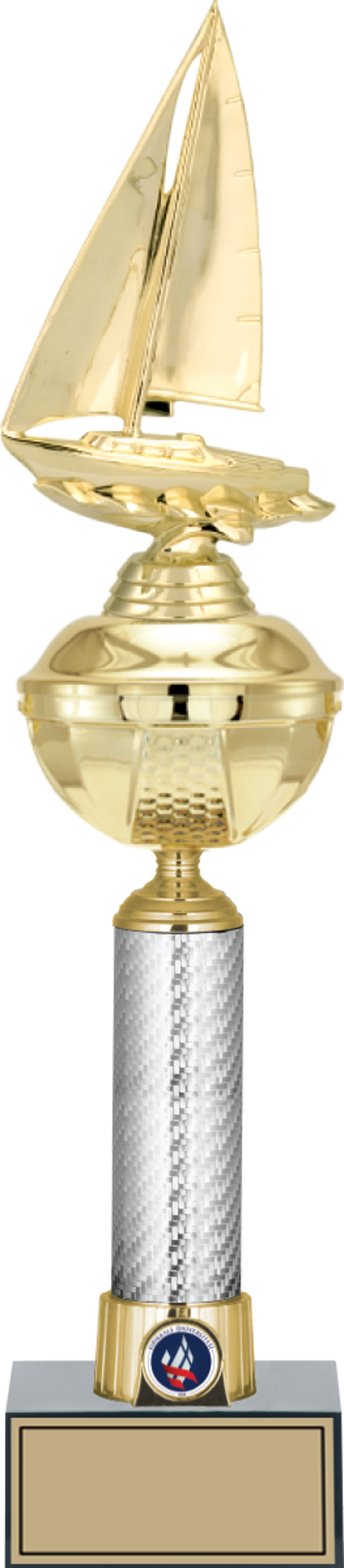 ODAK KUPA - Figürlü Kupalar - Yelken Figürlü Kupalar FG-057 A - 48 cm - Image 1