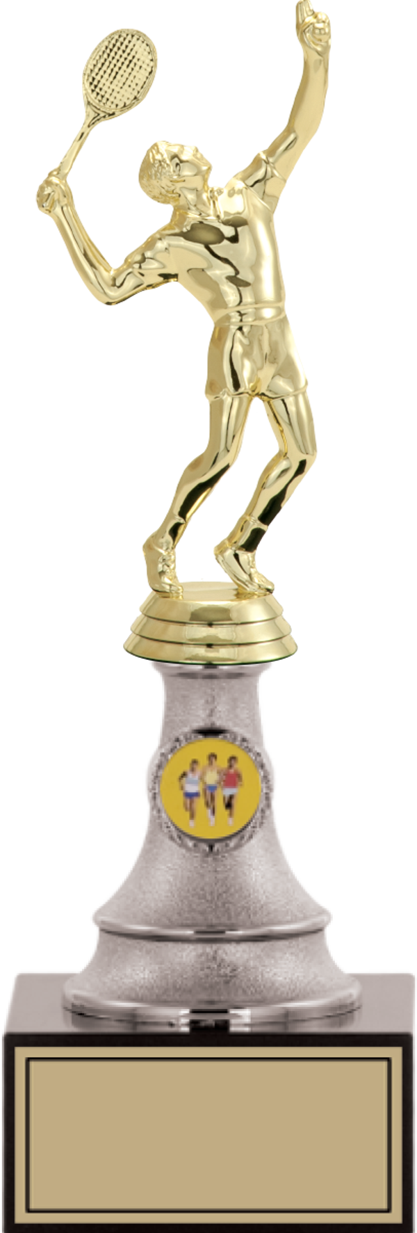 ODAK KUPA - Figürlü Kupalar - Tenis Erkek Figürlü Kupalar FG-010 B - 28 cm - Image 1