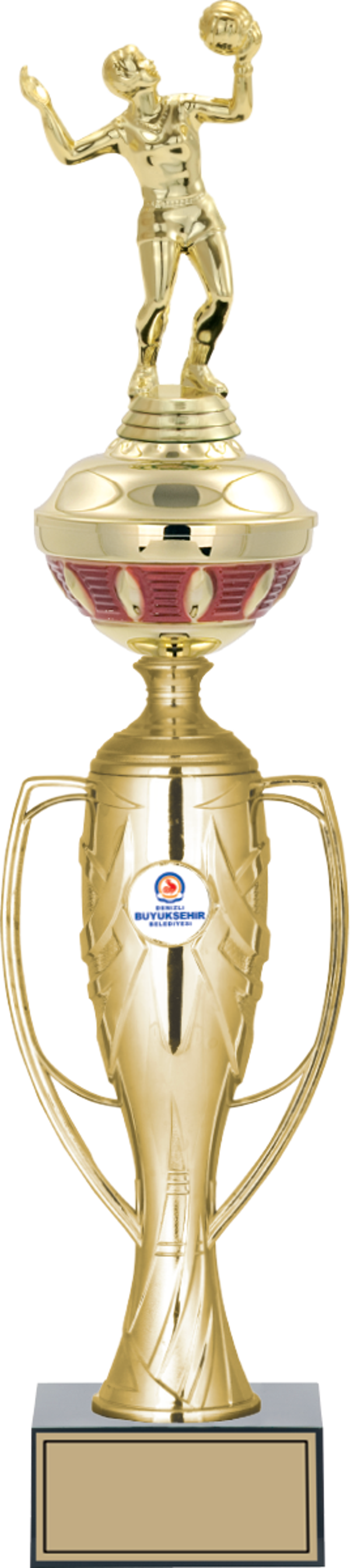 ODAK KUPA - Figürlü Kupalar - Voleybol Kadın Figürlü Kupalar FG-073 B - 51 cm - Image 1