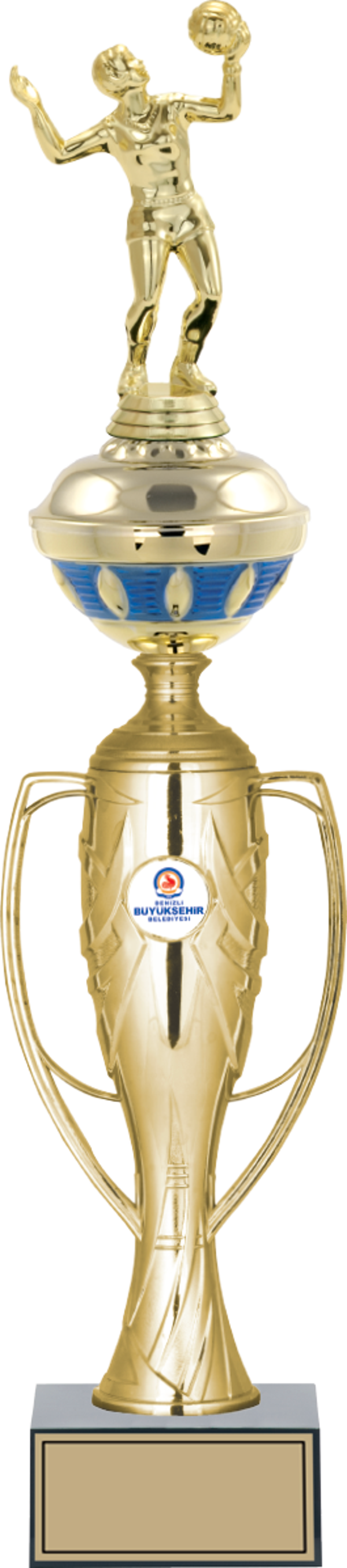 ODAK KUPA - Figürlü Kupalar - Voleybol Kadın Figürlü Kupalar FG-074 B - 51 cm - Image 1