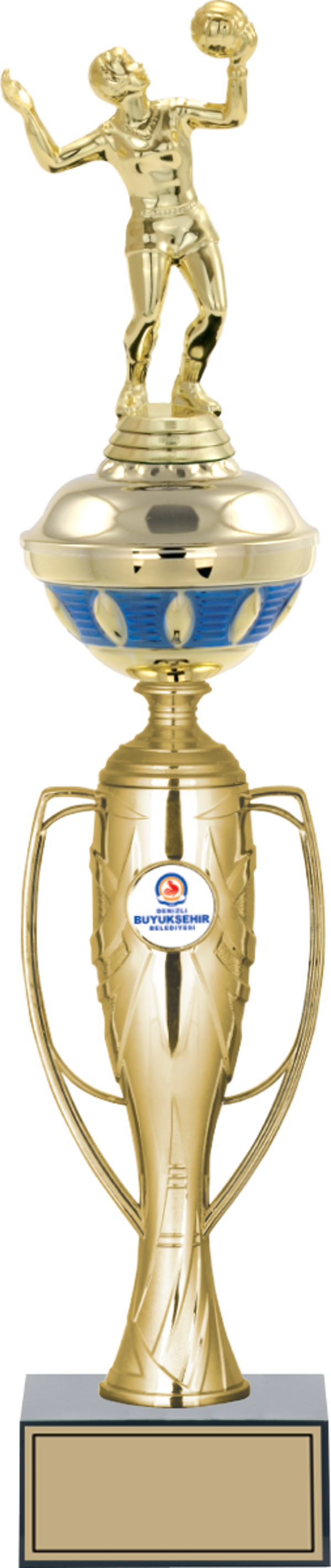 ODAK KUPA - Figürlü Kupalar - Voleybol Kadın Figürlü Kupalar FG-074 C - 49 cm - Image 1