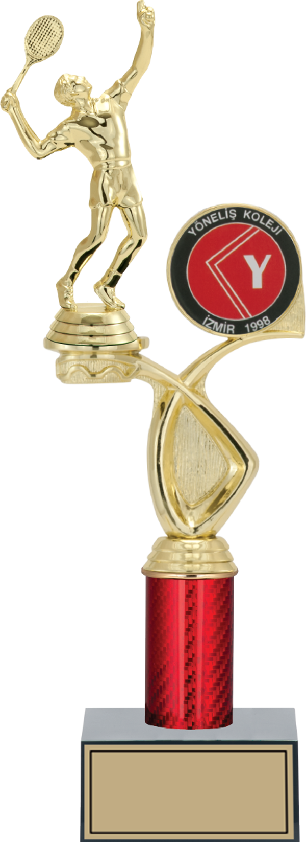 ODAK KUPA - Figürlü Kupalar - Tenis Erkek Figürlü Kupalar FG-016 C - 36 cm - Image 1