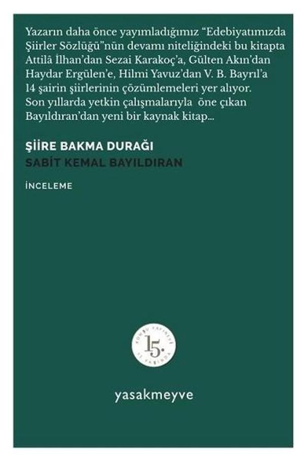 Şiire Bakma Durağı - Yasak Meyve Yayınları - Image 1