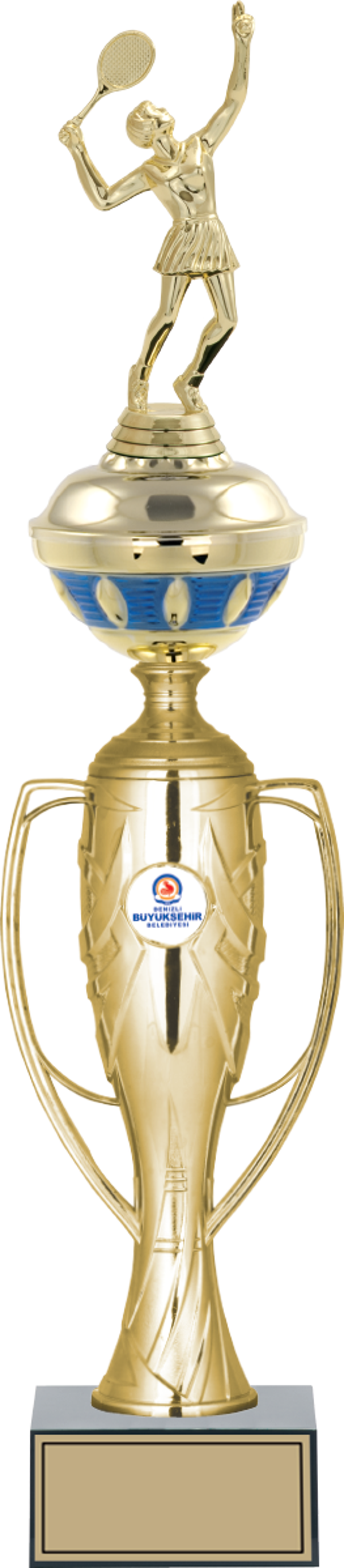 ODAK KUPA - Figürlü Kupalar - Tenis Kadın Figürlü Kupalar FG-074 B - 51 cm - Image 1