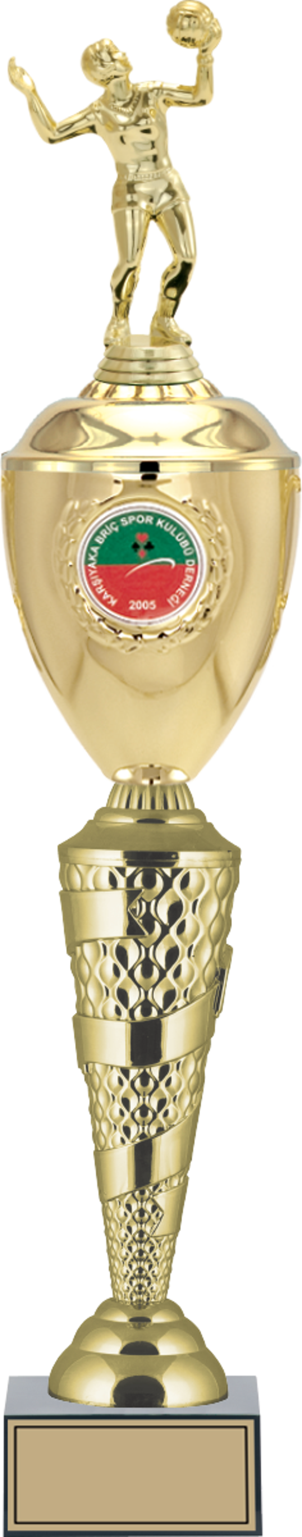 ODAK KUPA - Figürlü Kupalar - Voleybol Kadın Figürlü Kupalar FG-081 A - 61 cm - Image 1