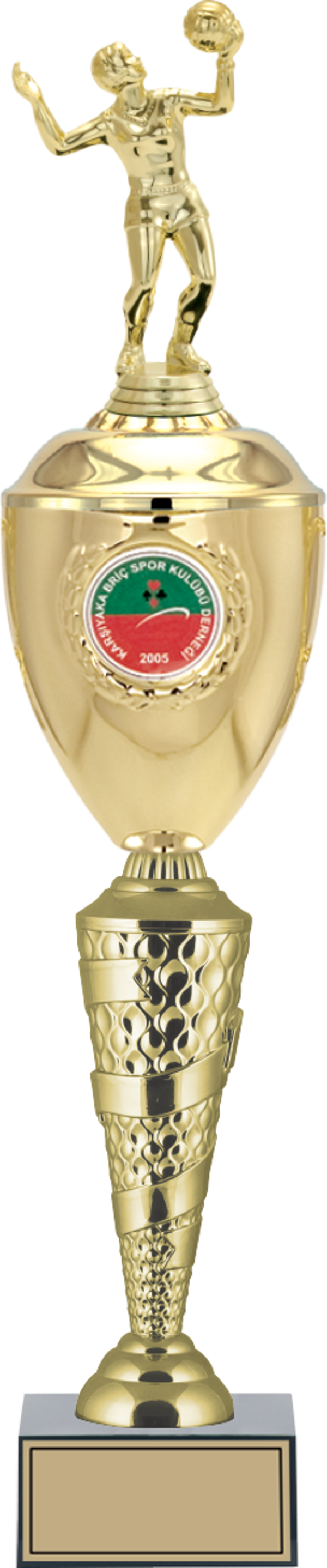 ODAK KUPA - Figürlü Kupalar - Voleybol Kadın Figürlü Kupalar FG-081 B - 59 cm - Image 1