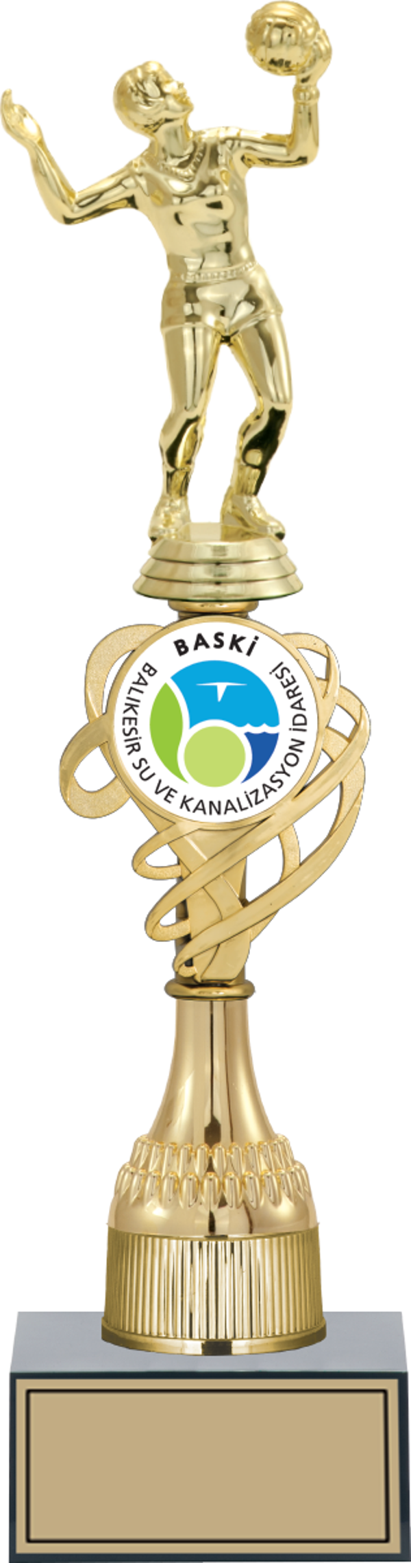 ODAK KUPA - Figürlü Kupalar - Voleybol Kadın Figürlü Kupalar FG-033 C - 38 cm - Image 1