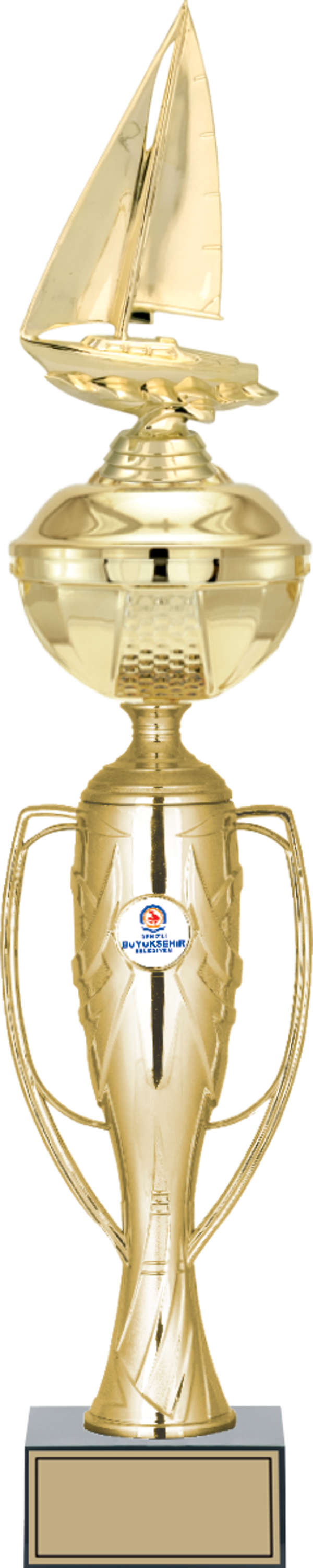 ODAK KUPA - Figürlü Kupalar - Yelken Figürlü Kupalar FG-071 A - 57 cm - Image 1