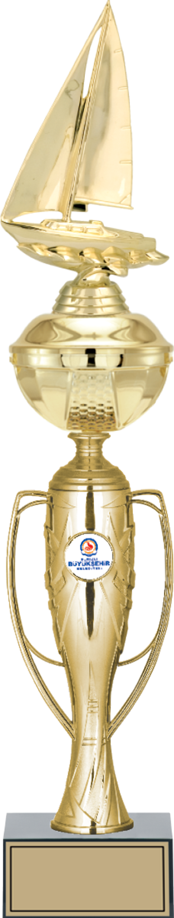 ODAK KUPA - Figürlü Kupalar - Yelken Figürlü Kupalar FG-071 C - 51 cm - Image 1