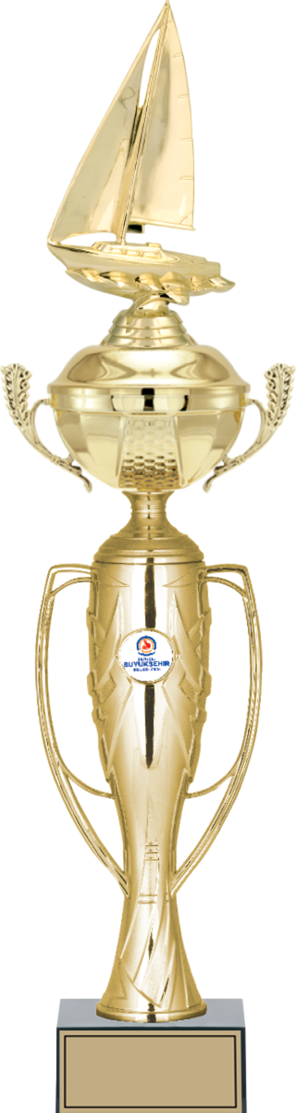 ODAK KUPA - Figürlü Kupalar - Yelken Figürlü Kupalar FG-072 A - 57 cm - Image 1