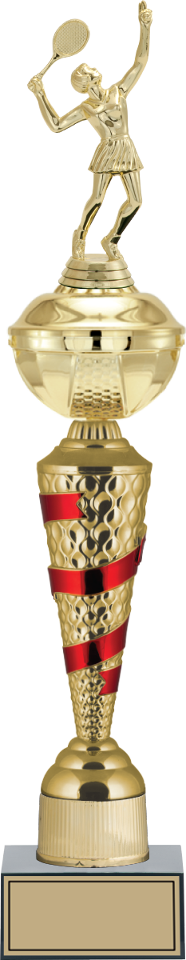 ODAK KUPA - Figürlü Kupalar - Tenis Kadın Figürlü Kupalar FG-077 B - 55 cm - Image 1