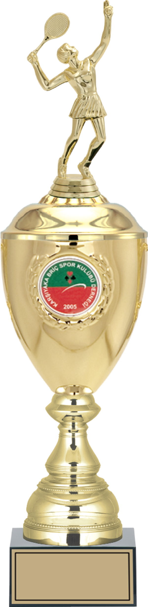ODAK KUPA - Figürlü Kupalar - Tenis Kadın Figürlü Kupalar FG-079 B - 50 cm - Image 1