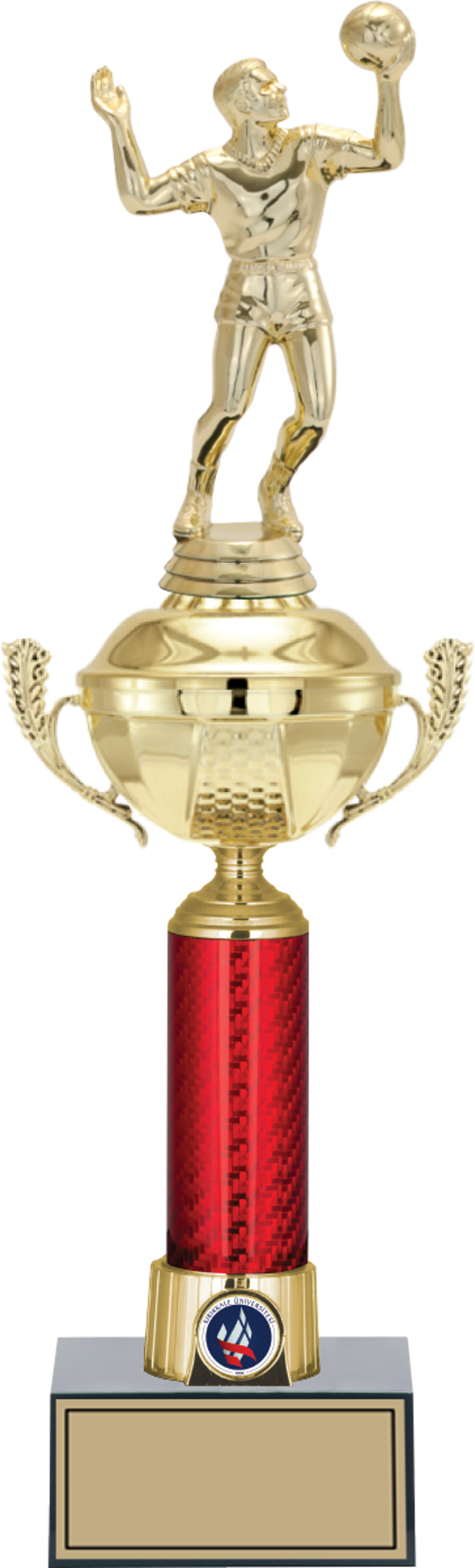 ODAK KUPA - Figürlü Kupalar - Voleybol Erkek Figürlü Kupalar FG-054 B - 44 cm - Image 1