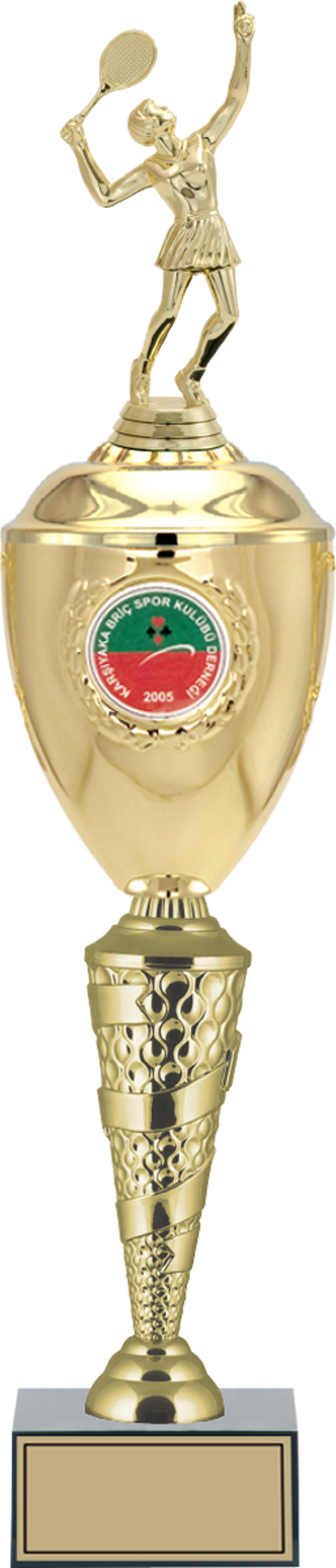 ODAK KUPA - Figürlü Kupalar - Tenis Kadın Figürlü Kupalar FG-081 C - 57 cm - Image 1