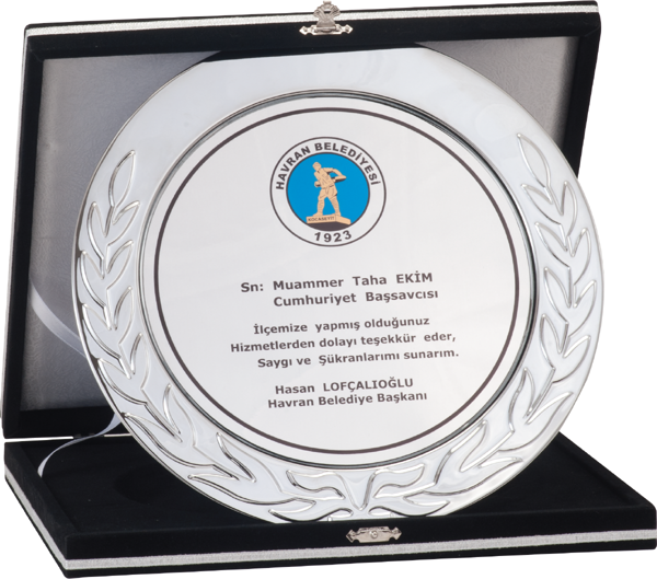 ODAK KUPA - Tabak Plaketler - UK-012 A - 25 cm - Image 1