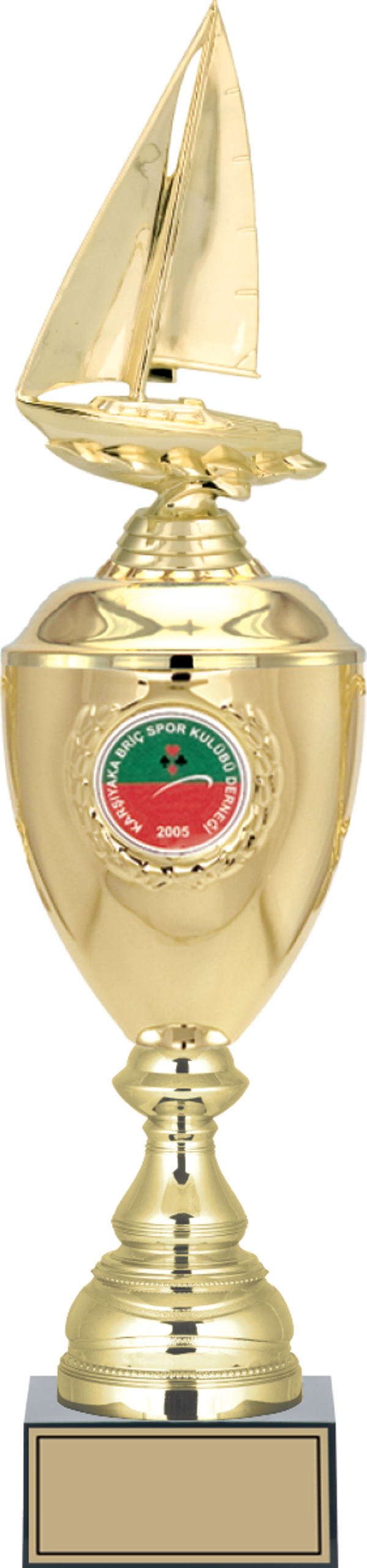 ODAK KUPA - Figürlü Kupalar - Yelken Figürlü Kupalar FG-079 B - 51 cm - Image 1