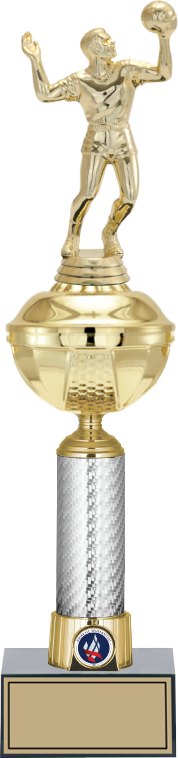 ODAK KUPA - Figürlü Kupalar - Voleybol Erkek Figürlü Kupalar FG-057 B - 44 cm - Image 1