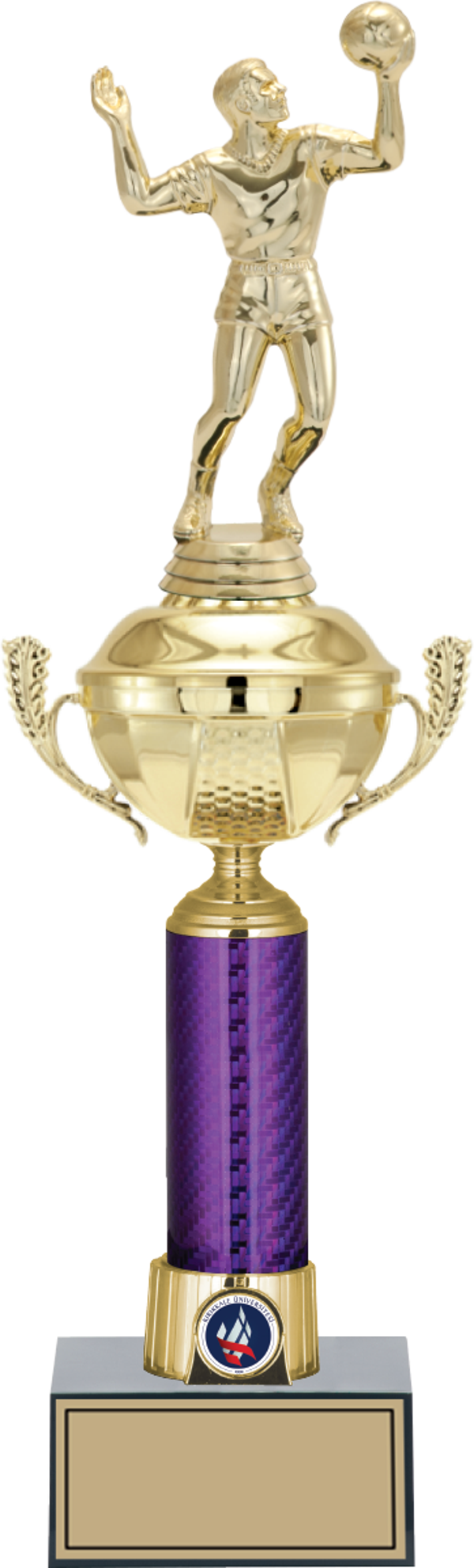 ODAK KUPA - Figürlü Kupalar - Voleybol Erkek Figürlü Kupalar FG-060 B - 44 cm - Image 1