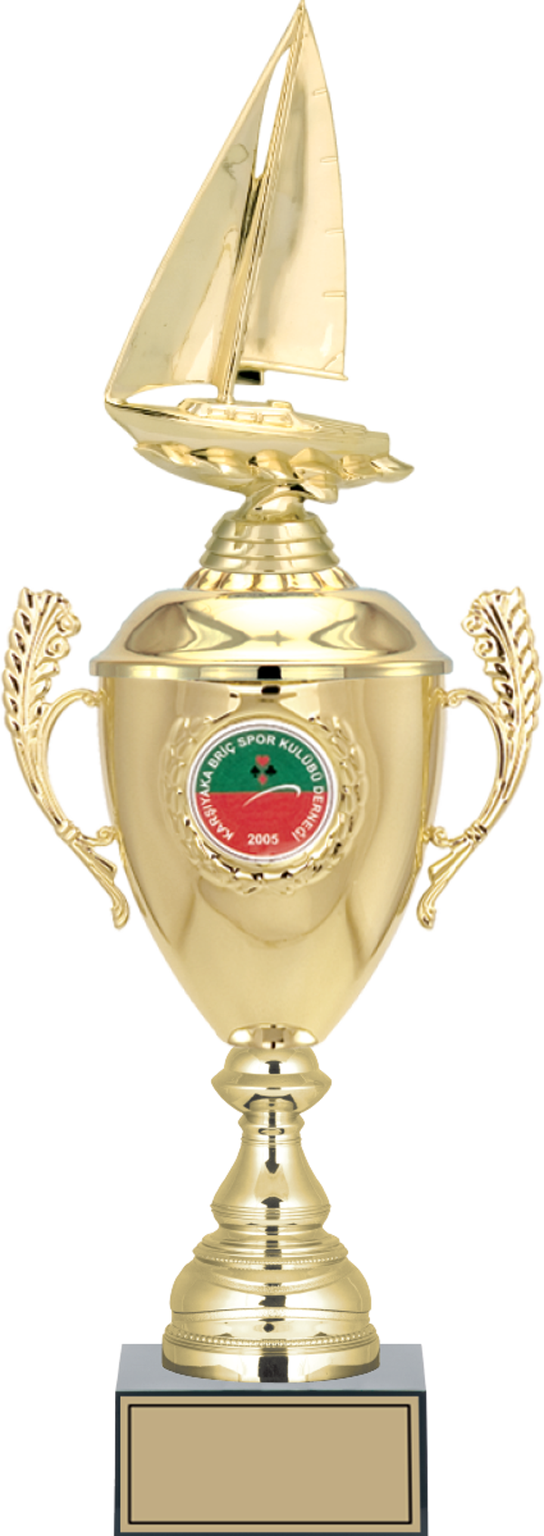 ODAK KUPA - Figürlü Kupalar - Yelken Figürlü Kupalar FG-080 C - 50 cm - Image 1