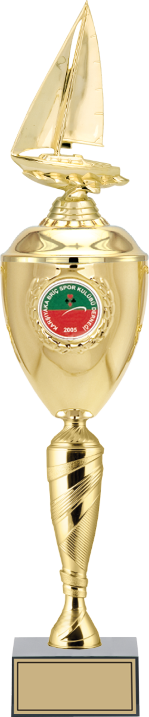 ODAK KUPA - Figürlü Kupalar - Yelken Figürlü Kupalar FG-081 C - 57 cm - Image 1