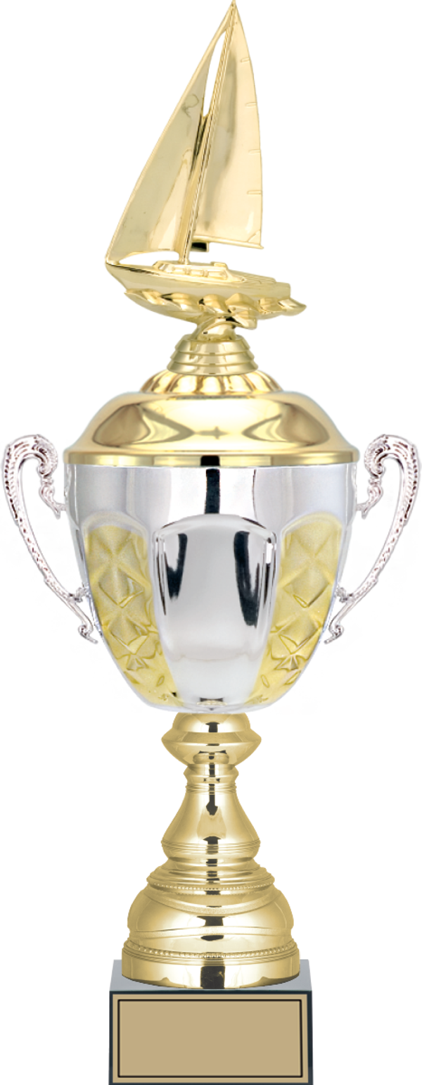 ODAK KUPA - Figürlü Kupalar - Yelken Figürlü Kupalar FG-087 A - 52 cm - Image 1