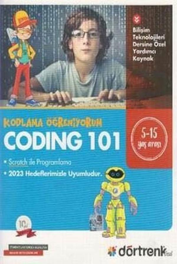 Coding 101 Kodlama Öğreniyorum - Dört Renk Yayınları - Image 1