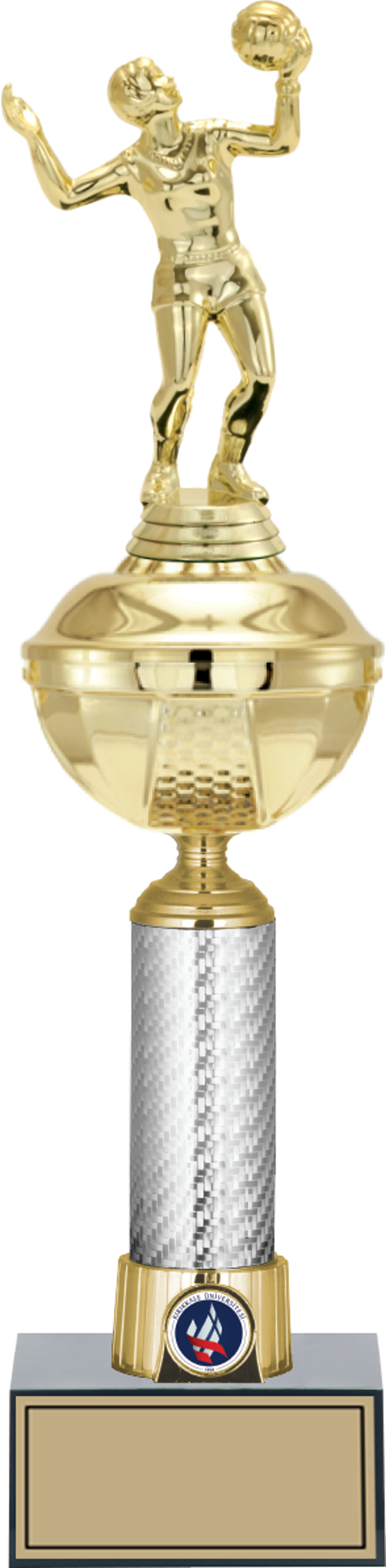 ODAK KUPA - Figürlü Kupalar - Voleybol Kadın Figürlü Kupalar FG-057 B - 44 cm - Image 1