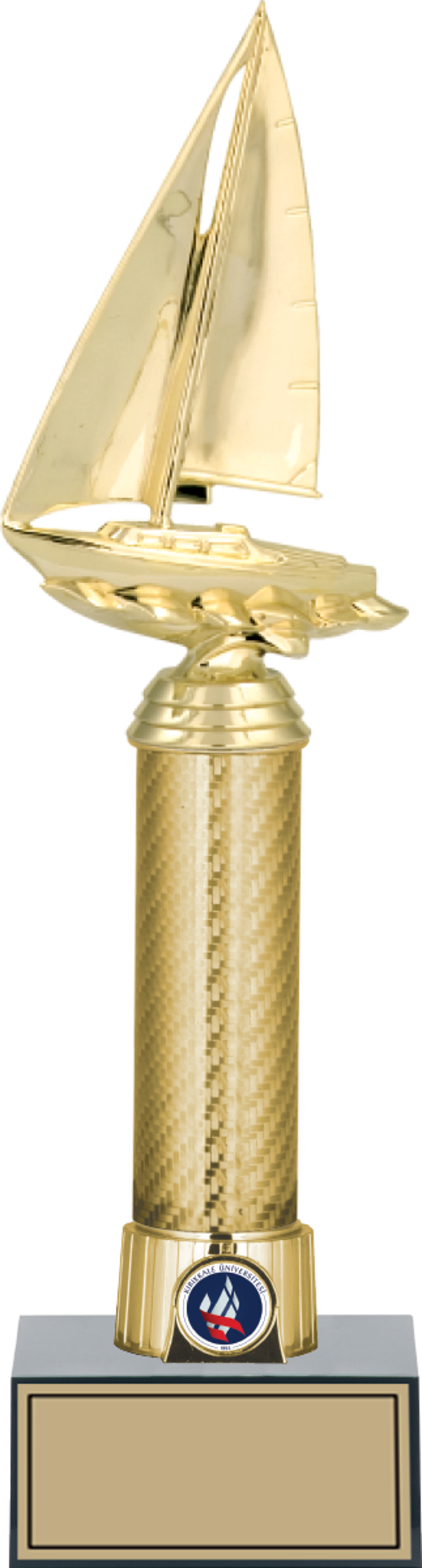ODAK KUPA - Figürlü Kupalar - Yelken Figürlü Kupalar FG-008 A - 37 cm - Image 1