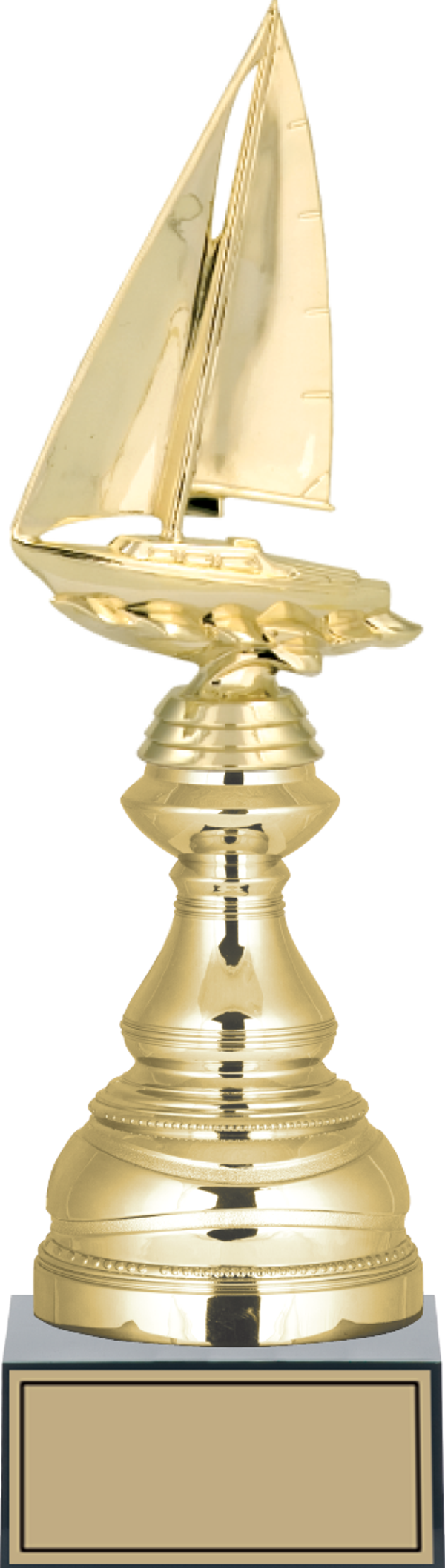 ODAK KUPA - Figürlü Kupalar - Yelken Figürlü Kupalar FG-024 A - 35 cm - Image 1