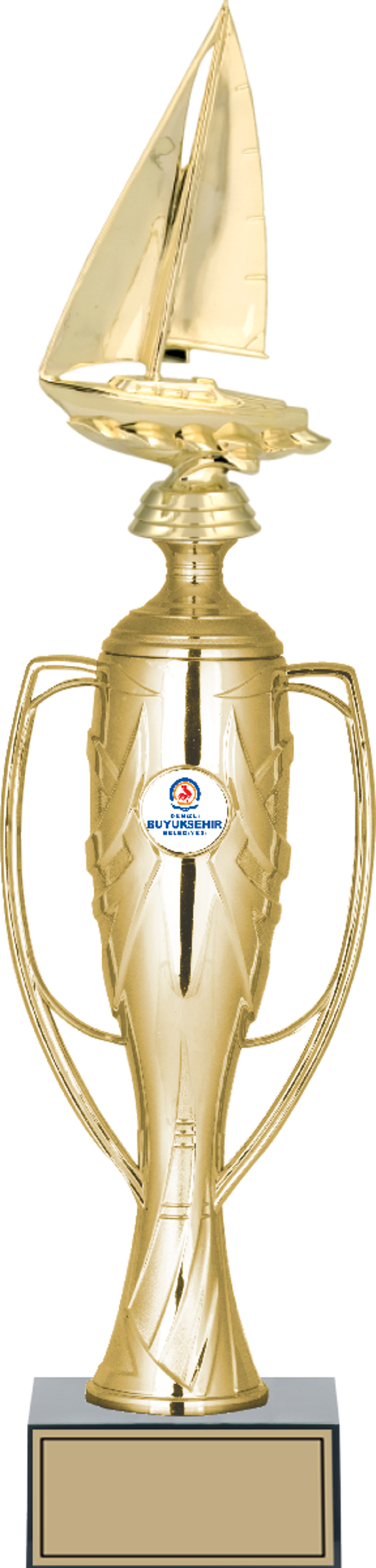 ODAK KUPA - Figürlü Kupalar - Yelken Figürlü Kupalar FG-026 A - 47 cm - Image 1